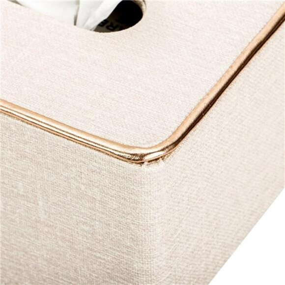 Rectangular leather tissue box cover decorative tissue holder home office car - Picture 5 of 8